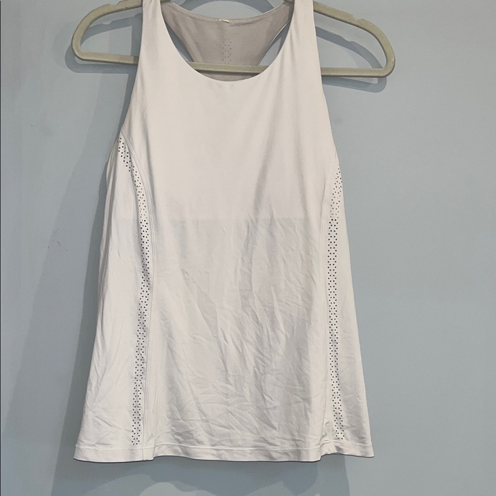 Lululemon Athletica White Tank Top